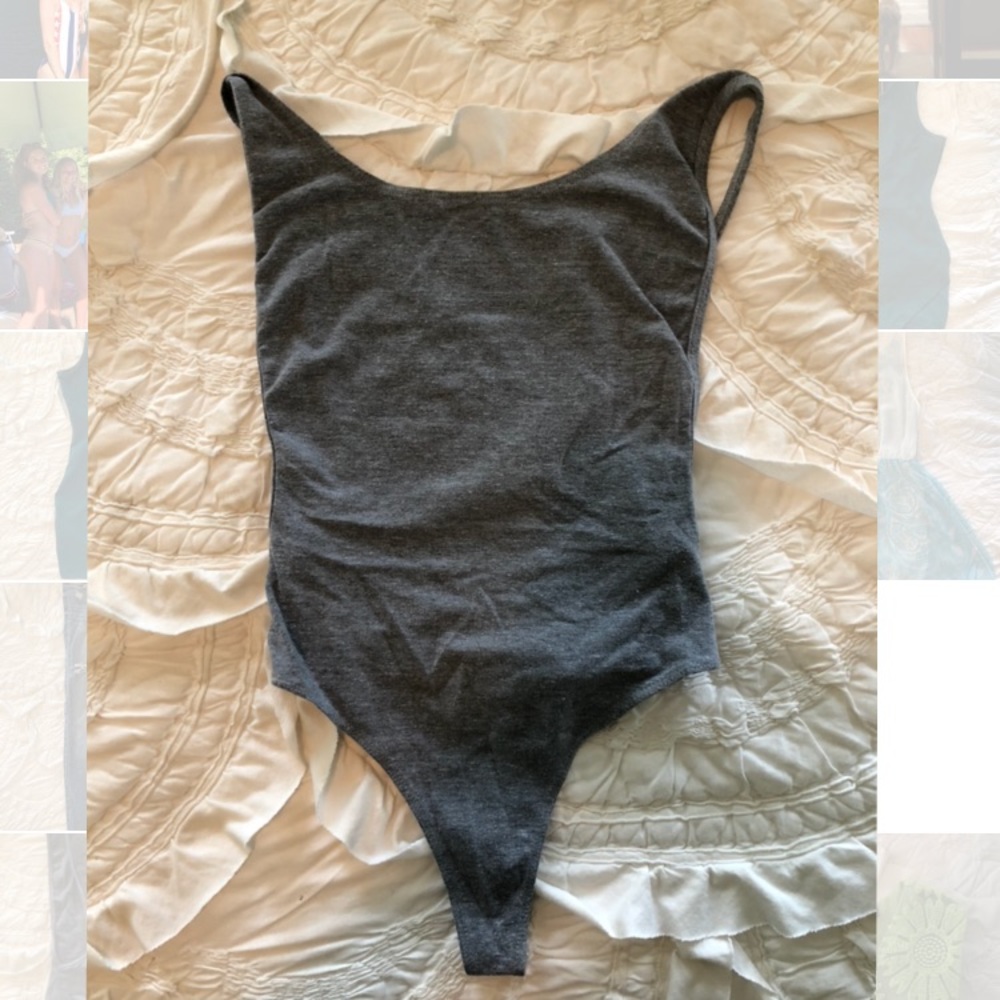 American Apparel Backless Body Suit (S)
